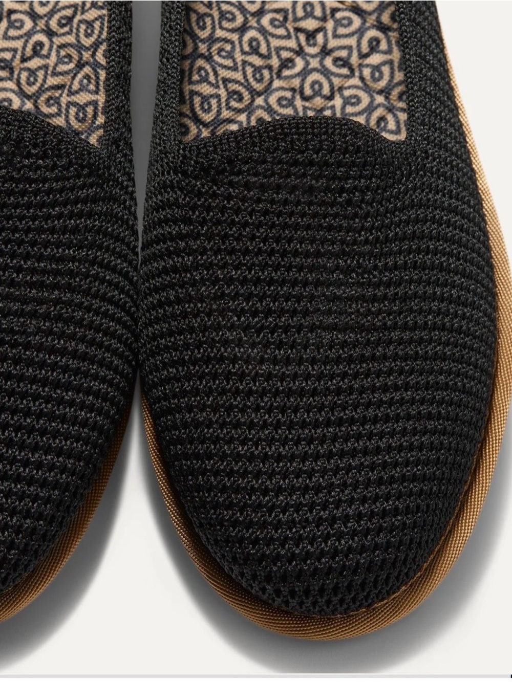 New In Box Rothy’s Cruiser Loafer In Black Raffia Knit Size 5 - Picture 4 of 12